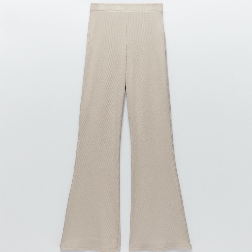 Zara Knit Ribbed Pants